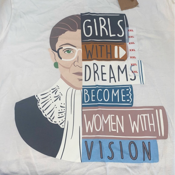 Old Navy Forever Me Size XXL Girls With Dream Become Women With Visions T-Shirt - Picture 8 of 11
